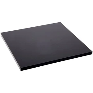 Plymor Black Acrylic Square Standard-Edge Display Base, 5" W x 5" D x 0.25" H - Picture 1 of 1