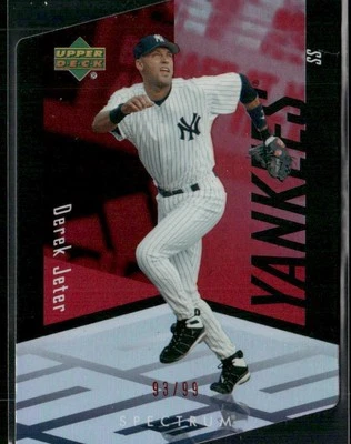 2007 Upper Deck Spectrum #29 Derek Jeter Die Cut Red #/99 - Image 1 of 2