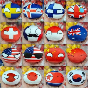70 Styles 10Cm Country Ball Plush Toys Polandball Pendant Country Balls Countryb - Picture 1 of 82