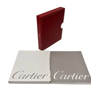 Estuche CARTIER ROJO con MANUAL DE RELOJ / FOLLETO DE CERTIFICADO - W6400256 Juego de 3 piezas - Imagen 1 de 16