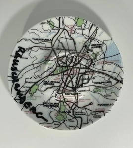 Colección Illy Mustang Espresso 1998 platillo solo mapa Rauschenberg de colección - Imagen 1 de 3