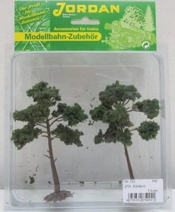 Jordan modellismo H0/N [5D] pini piccoli 11 cm già floccati 2 pezzi - IMBALLO ORIGINALE NE - Foto 1 di 1