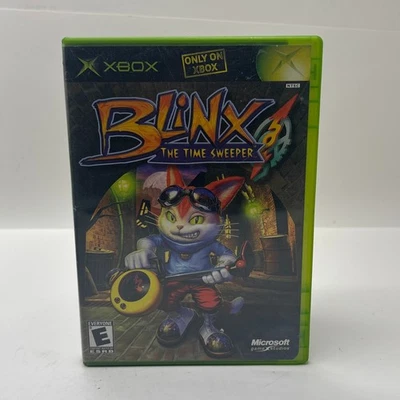Blinx The Time Sweeper (Microsoft Xbox, 2002) Complete W/ Manual - Image 1 of 3