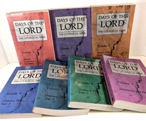 Complete Set DAYS OF THE LORD The Liturgical Year Christian Books Series vol.1-7 - Picture 1 of 3