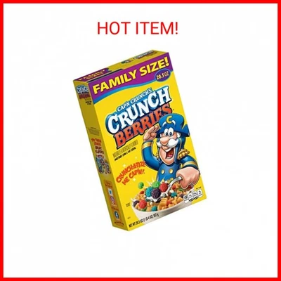 Cap'n Crunch Cereal, Crunch Berries, 20.5oz Box - Image 1 of 2
