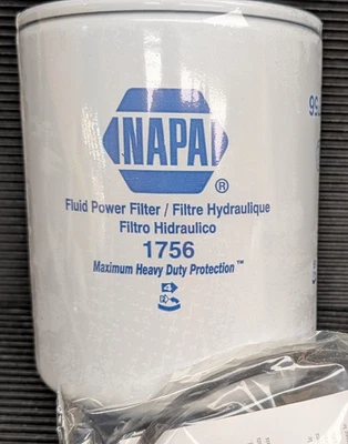 Filtro de aceite hidráulico Napa 1756 6 micras universal Wix 51756 Donaldson P550386 Foto 1 de 4