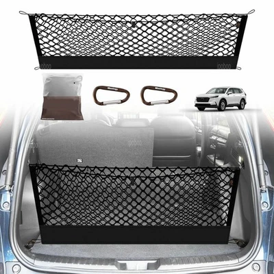 Red de carga de maletero para Honda CR-V 2023+ red de almacenamiento de malla para equipaje con ganchos metálicos Foto 1 de 4