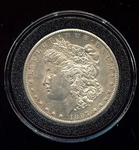 US MÜNZEN 1897-S MORGAN DOLLAR BU (280) - Bild 1 von 2