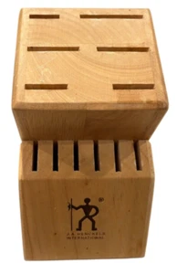 JA Henckels International Knife Block Wood Holder 12 Slots Block Only Wooden - Picture 1 of 12