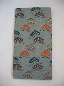 Vintage JAL Japanese Air Lines Seidenbrokat Dokumentenmappe Ticket Reise Souvenir - Bild 1 von 5
