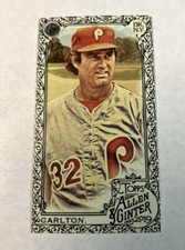 2019 Topps Allen & Ginter Mini Black Border Steve Carlton Card #150 Phillies