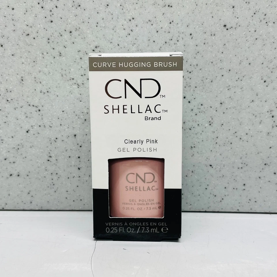 CND Shellac UV LED Gel Nail Polish - Clearly Pink #40523 - Image 1 of 1