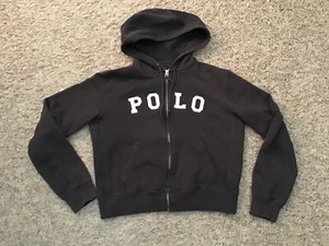 EUC Ralph Lauren Sport Full Zip Hoodie Jacket/Sweatshirt Kid Medium Gray (5515) - Picture 1 of 4