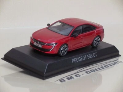 PEUGEOT 508 GT BERLiNA SEDAN 2018 ROSSO RED MET. NOREV 1/43 (NO EDiCOLA SOLiDO) - Immagine 1 di 3