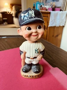 Vintage 1960's New York Yankees Bobblehead Sports Specialties Japan Orig Owner - Bild 1 von 7