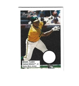 2003 Fleer Double Header Flip Card Game Used #MT Miguel Tejada OAKLAND ATHLETICS - Bild 1 von 1