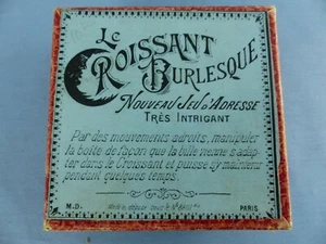 Ancien jeu d'adresse LE CROISSANT BURLESQUE  MD PARIS  vers 1900 - Picture 1 of 3