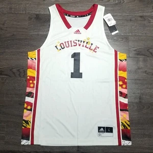 ADIDAS Louisville Cardinals Honoring Black Excellence Basketball Jersey Large - Picture 1 of 6