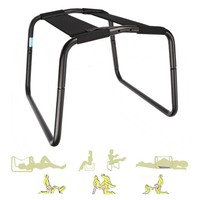 Sex loving Bounce Stool Sex Chair&Handrail Elastic Toy Black Aid