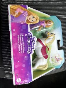 Disney Princess Rapunzel Doll And Maximus Horse Figures Tangled New Kids Toy  