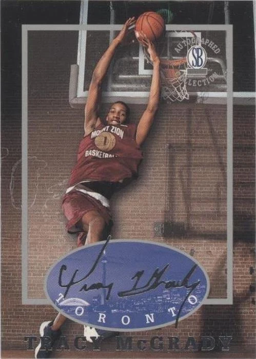 1997-98 Score Board Autographed Collection - Tracy McGrady #39