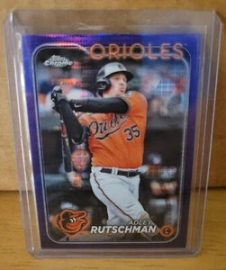 2024 Topps Chrome - Purple Sonar Refractor #80 Adley Rutschman /275 Orioles - Bild 1 von 3