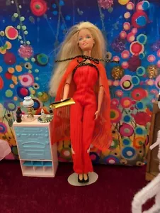 VINTAGE CHARLIES ANGELS CHERYL LADD CLOTHES BLACK & RED JUMPSUIT & SKIRT LOT! - Picture 1 of 8