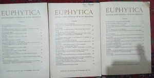 Euphytica Netherlands Journal Of Plant breeding 1971 Parts 1-3 - Picture 1 of 4