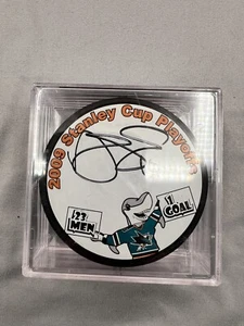 San Jose Sharks Puck 2010 Playoffs signed by: #16 Devin Setoguchi - Picture 1 of 2