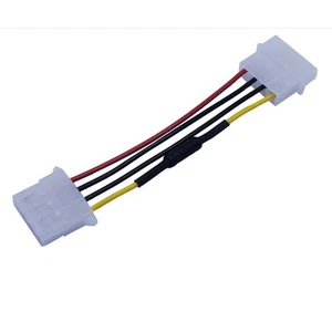 New 4Pin Molex PC Case Fan Speed Reducer Low Noise Extension Cord Adaptor - Picture 1 of 4