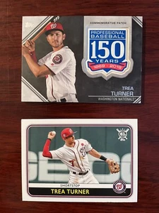 Trea Turner 2019 Topps 150th Anniversary Commemorative Patch #AMP-TT - Picture 1 of 2