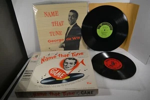 1957 Milton Bradley NAME THAT TUNE GAME #4716 CBS TV George DeWitt & LP record - Picture 1 of 11