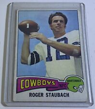 Roger Staubach Terry Bradshaw 1975 Topps #145 #461 Cowboys Steelers Lot (2) RL01
