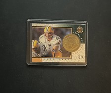 Brett Favre/Green Bay Packers 1997 Pinnacle MINT #1 Card & Coin