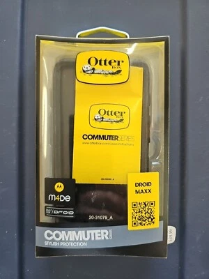 Genuine OtterBox Commuter Series Case for Motorola Droid Maxx Black ~New NIB - Image 1 of 2