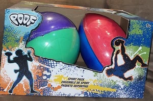 POOF SPORT PACK BASKETBALL/FOOTBALL FOAM STANDARD BALL SET - Picture 1 of 2