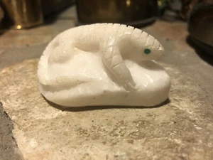 Zuni Lizard Fetish J. Nastacio Figurine - Picture 1 of 10