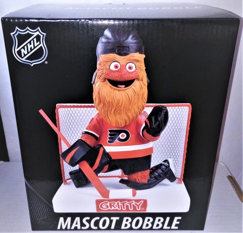 Philadelphia Flyers Gritty Mascot Goalie Bobblehead (FOCO) - Official NHL - New Cover