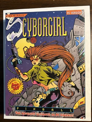 Vintage Cyborgirl Pinbal Game PC Version Sealed Made In USA  3.5" DOS Disk - Image 1 of 2
