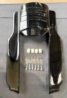 OS&D Advanblack VIVID BLACK 7" REAR FENDER EXTENSION FOR TOURING '96-'08 - Image 1 of 4