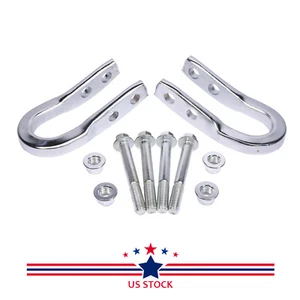 Chrome Tow Hooks Kit 23253074 For 2015-2020 Chevrolet Colorado GMC Canyon - Foto 1 di 9