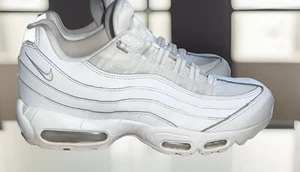 Nike Air Max 95 Essential White PurePlatinum Grey MensSize 9 No Laaces - Picture 1 of 9