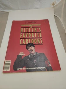 Vintage National Lampoon presents Hitlers Favorite Cartoons Book Paperback 1982 - Foto 1 di 2