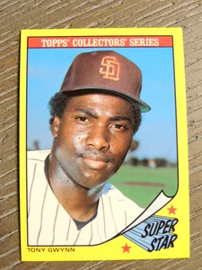 TONY GWYNN 1986 TOPPS BB CHAMPIONS TARJETA BRILLANTE DE SUPERESTRELLAS #13 PADRES HOF - Imagen 1 de 1