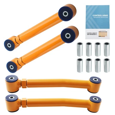 4x Front Rear Adjustable Control Arms For Grand Cherokee ZJ 93-98 Wrangler 97-06 - Image 1 of 4