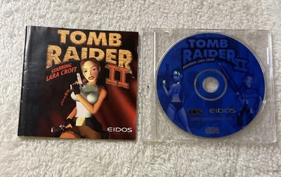 Tomb Raider II Lara Croft jogo de computador PC CD ROM ação aventura vintage 1997 - Imagem 1 de 4