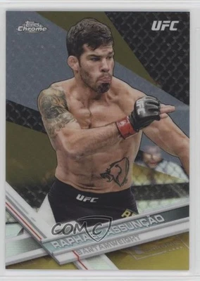 2017 Topps Chrome UFC Gold Refractor /50 Raphael Assuncao #84 - Image 1 of 2