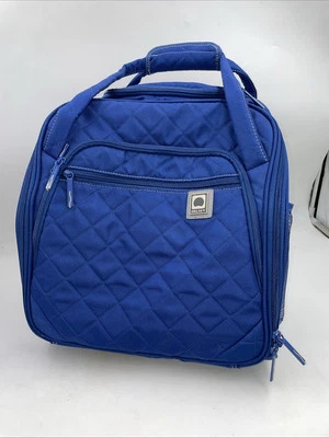 Bolso de mano Delsey Paris acolchado púrpura para pasar la noche/viaje equipaje de mano rodante para mujer Foto 1 de 4