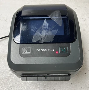 Zebra ZP 500 Plus Thermal Label Printer ZP500-0203-0020 For Parts *READ - Afbeelding 1 van 6