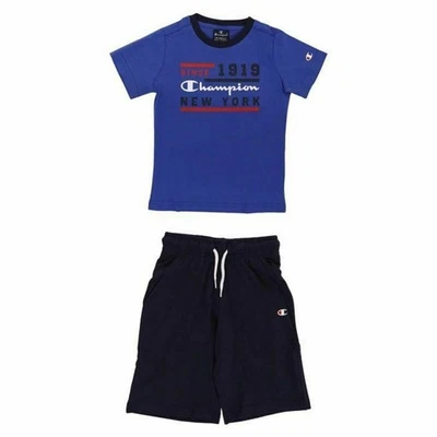 Conjunto Deportivo para Niños Champion Azul 2 Piezas - Imagen 1 de 4
